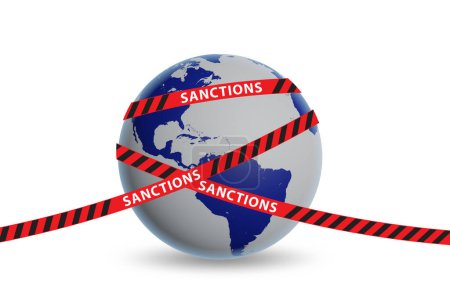 Foto de Concepto de las sanciones políticas y económicas globales - Imagen libre de derechos