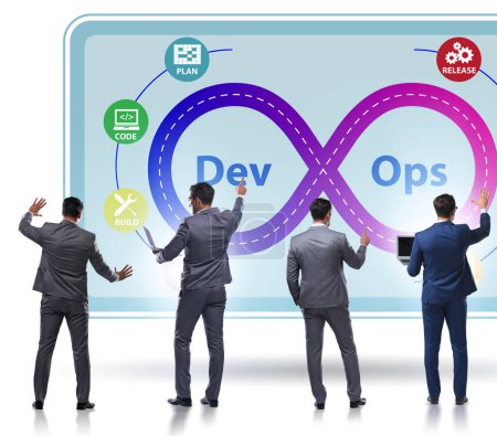 Photo for The devops software development it concept - Royalty Free Image