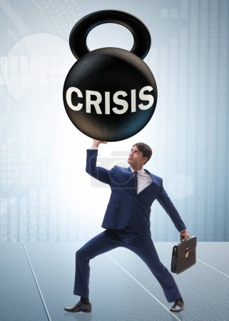 Photo for The business concept of crisis and recession - Royalty Free Image