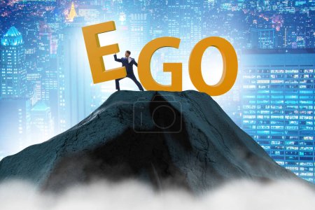 Téléchargez les photos : Concept de l'ego personnel et professionnel - en image libre de droit