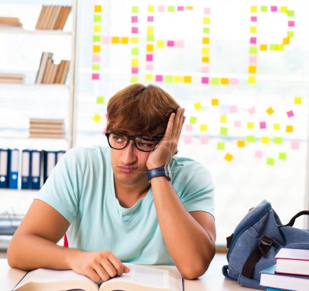 Photo for The student preparing for university exams - Royalty Free Image