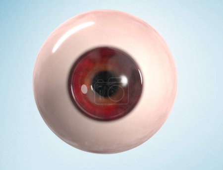Téléchargez les photos : L'illustration des yeux dans le concept médical - rendu 3D - en image libre de droit