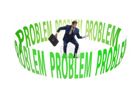 Photo for Business problem concept with the businessman - Royalty Free Image