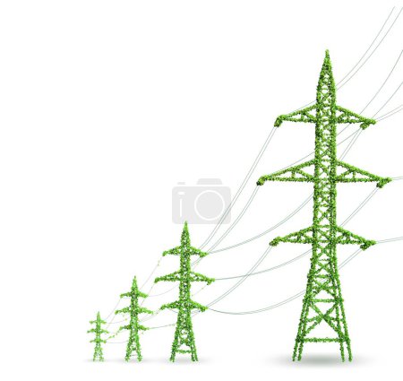 Photo for Green and eco energy concept - 3d rendering - Royalty Free Image