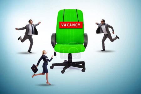 Photo for Recruitment concept with the office chair - Royalty Free Image