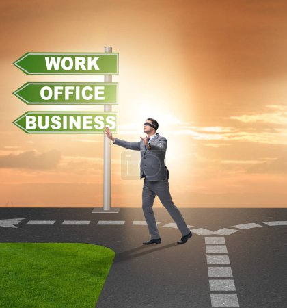 Foto de El concepto de negocio de la vida laboral o del equilibrio doméstico - Imagen libre de derechos