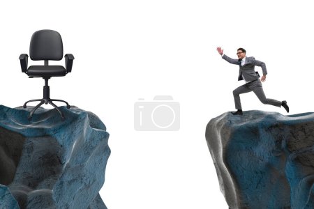 Photo for Business people competing for the promotion - Royalty Free Image