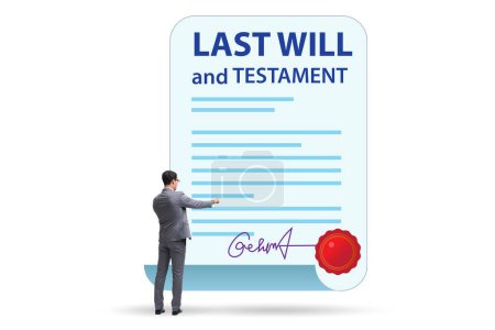 Photo for Last will and testament as legal concept - Royalty Free Image