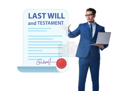 Photo for Last will and testament as legal concept - Royalty Free Image