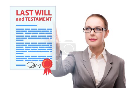 Última voluntad y testamento como concepto legal