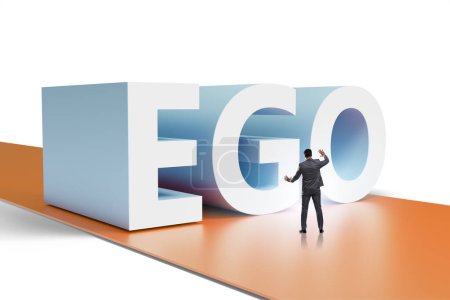 Foto de Ego concepto de personalidad con el hombre de negocios - Imagen libre de derechos