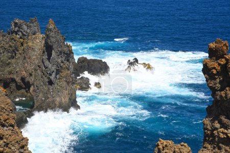 Téléchargez les photos : Côte rocheuse de l'île de Madère - en image libre de droit