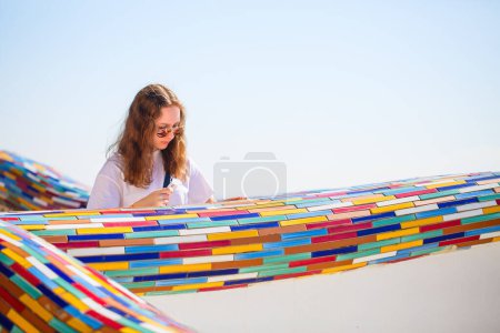 Photo for Casual portrait of teenage girl outdoors on summer day - Royalty Free Image