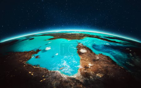 Photo for Planet Earth - North Australia. 3D Rendering. Elements of this image furnished by NASA - Royalty Free Image