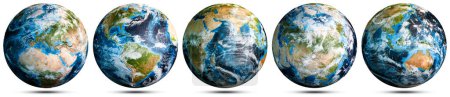 Téléchargez les photos : Carte du monde planète Terre prête. Éléments de cette image fournis par la NASA. Rendu 3d - en image libre de droit