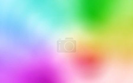 Téléchargez les photos : Arc-en-ciel couleurs fond flou numérique panorama - en image libre de droit