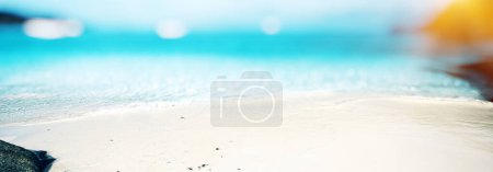 Photo for Tropical lost coastline, sea beach - Royalty Free Image