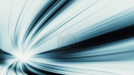 Photo for Blue glow shine colors transparent glass. 3d rendering - Royalty Free Image