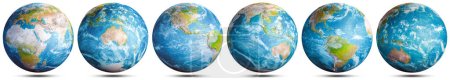 Téléchargez les photos : Globe planète Terre prête. Éléments de cette image fournis par la NASA. Rendu 3d - en image libre de droit