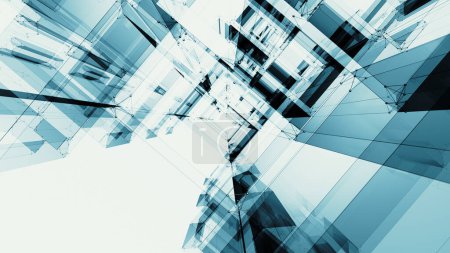 Photo for Abstract background. Futuristic concept. Space technology future industry. 3d rendering - Royalty Free Image