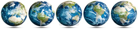 Téléchargez les photos : Monde globe planète Terre carte sphère ensemble. Éléments de cette image fournis par la NASA. Rendu 3d - en image libre de droit