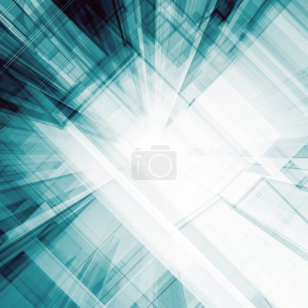 Photo for Abstract architecture. Concept view background 3D rendering - Royalty Free Image