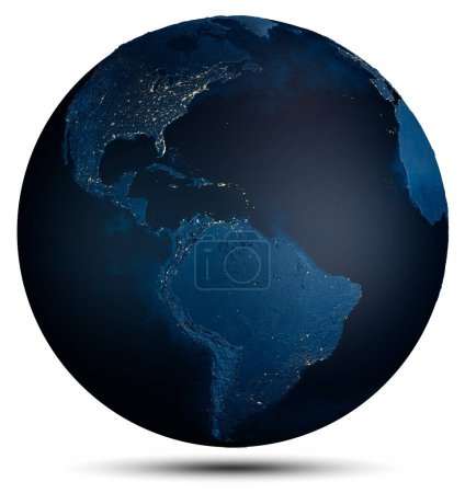 Téléchargez les photos : Terre planète globe. Éléments de cette image fournis par la NASA. Rendu 3d - en image libre de droit