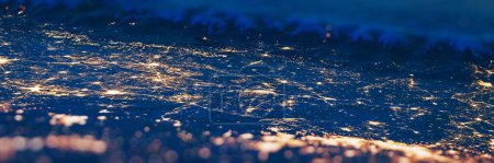 Photo for North India city lights. Elements of this image furnished by NASA. 3d rendering - Royalty Free Image