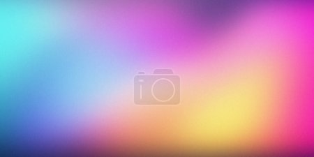 Téléchargez les photos : Abstract neon gradient with noise texture. Banner format - en image libre de droit