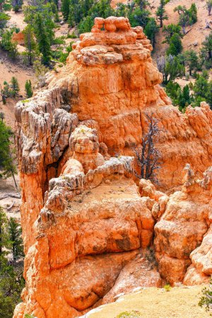 Photo for USA. Red Canyon Arches trail in Losee Canyon. Red-brown canyons and outliers are composed of soft sedimentary rocks. Scenic spots of America. Sunny day. - Royalty Free Image