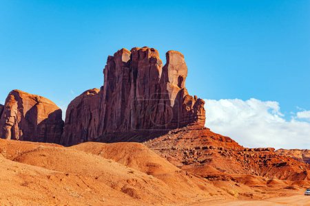 Photo for The famous colossal rock Camel. Monument Valley is a unique geological formation in Arizona and Utah. Navajo Indian Reservations. USA. - Royalty Free Image