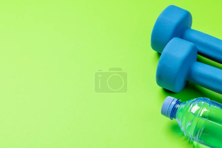 Photo for Fitness, training and healthy food, diet concept with copy space - Royalty Free Image