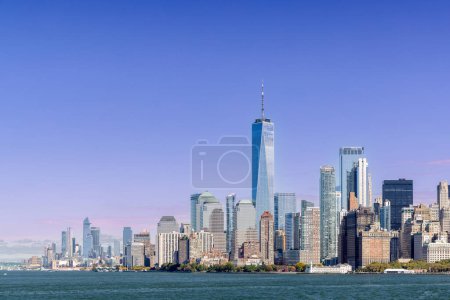 Foto de Skyline de la ciudad de Nueva York. Manhattan Rascacielos panorama - Imagen libre de derechos