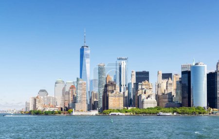 Photo for New York City skyline. Manhattan Skyscrapers panorama - Royalty Free Image