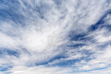 Photo for A beautiful scenic view of the sky with clouds, showcasing the natural beauty and peacefulness of the landscape - Royalty Free Image