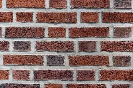 Foto de La textura y el detalle de la pared de ladrillo. Fondo de pantalla o fondo de piedra - Imagen libre de derechos