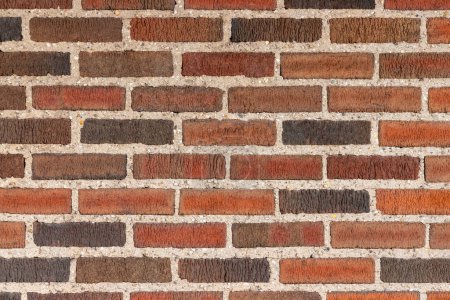 Photo for Texture and detail of a brick wall. Wallpaper or stone backdrop - Royalty Free Image