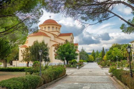 Photo for Monastery of Agios Gerasimos on Kefalonia island, Greece. Sacred Monastery of Agios Gerasimos of Kefalonia, Greece. - Royalty Free Image