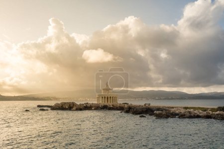 Photo for Lighthouse of Saint Theodore in Lassi, Argostoli, Kefalonia island in Greece. Saint Theodore lighthouse in Kefalonia island, Argostoli town, Greece. - Royalty Free Image