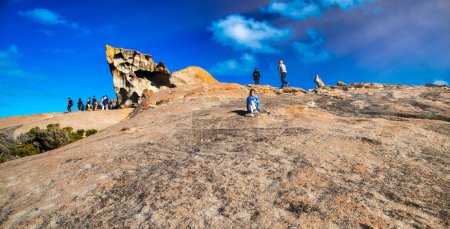 Téléchargez les photos : ÎLE DE KANGAROO, AUTRICHE - 13 SEPTEMBRE 2018 : Rochers remarquables le long du parc national Flinders Chase - en image libre de droit