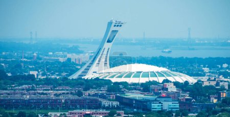 Foto de Estadio de Montreal, vista aérea. - Imagen libre de derechos