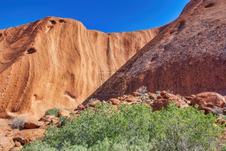 Téléchargez les photos : Australian Outback vegetation and red rocks, Territoire du Nord. - en image libre de droit
