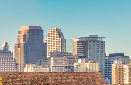Photo for New Orleans, LA - February 9, 2016: City skyline panoramic view on a sunny day. - Royalty Free Image