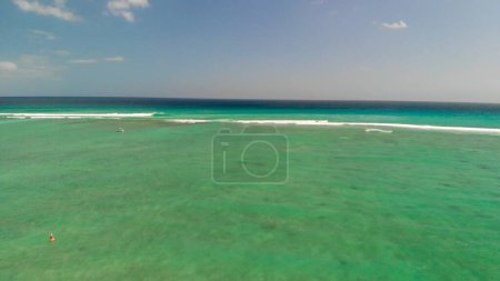 Photo for Aerial view of Coral Reef from drone. - Royalty Free Image