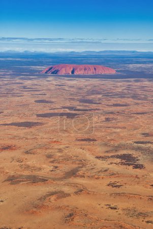 Photo for Amazing aerial view of Australian Outback, view from the airplane. - Royalty Free Image