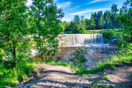 Photo for Jagala waterfalls in summer season, Estonia. - Royalty Free Image