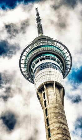 Foto de Sky Tower, Auckland, Nueva Zelanda. - Imagen libre de derechos
