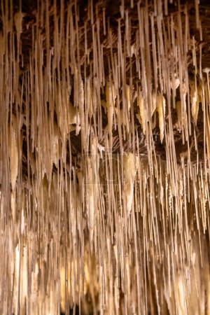 Téléchargez les photos : Intérieur du lac Cave avec stalactites et stalacmites, Australie du Sud-Ouest. - en image libre de droit