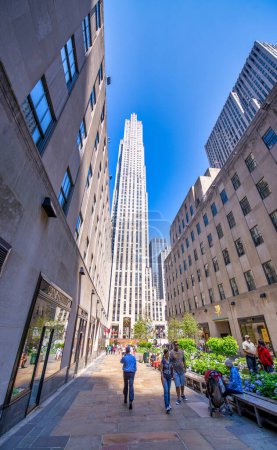 Photo for New York City - June 2013: City streets on a sunny day. - Royalty Free Image