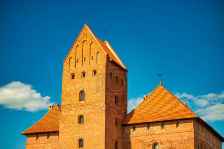 Photo for Trakai Medieval gothic Island castle in Galve lake - Lithuania. - Royalty Free Image